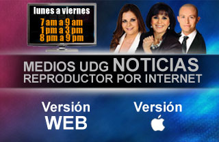 Reproductor de Medios UDG Noticias por internet